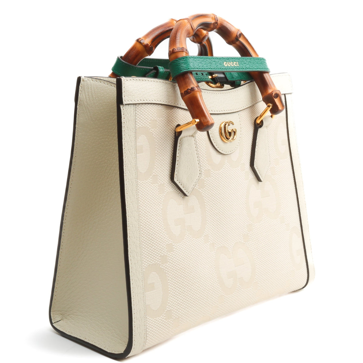 GUCCI GG Jumbo Small Diana Tote - Off White