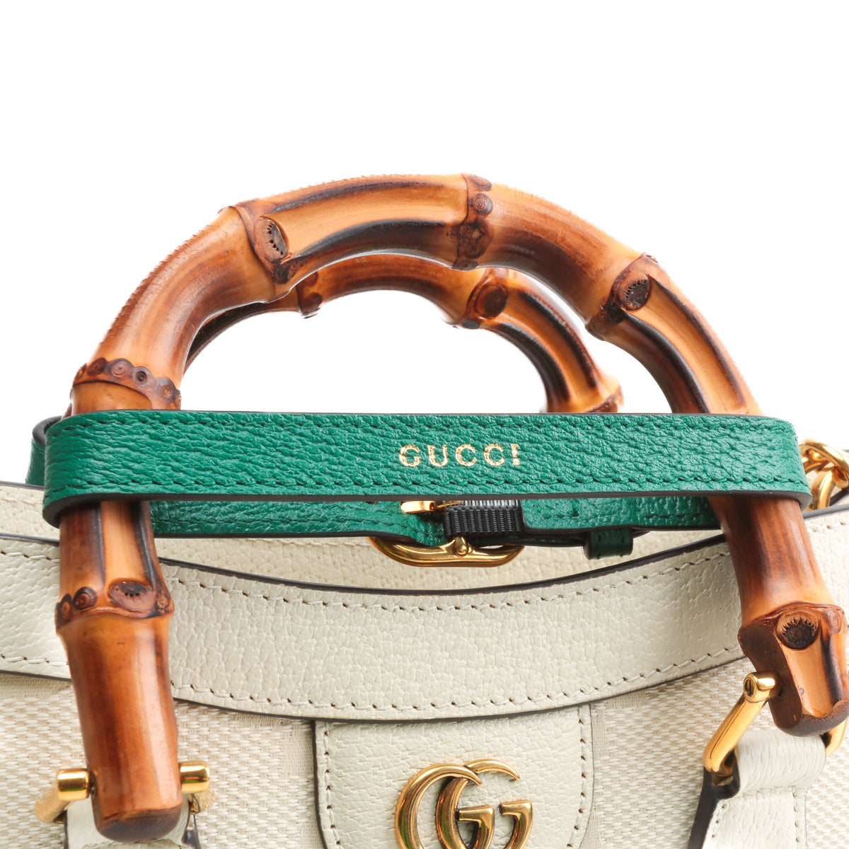 GUCCI GG Jumbo Small Diana Tote - Off White