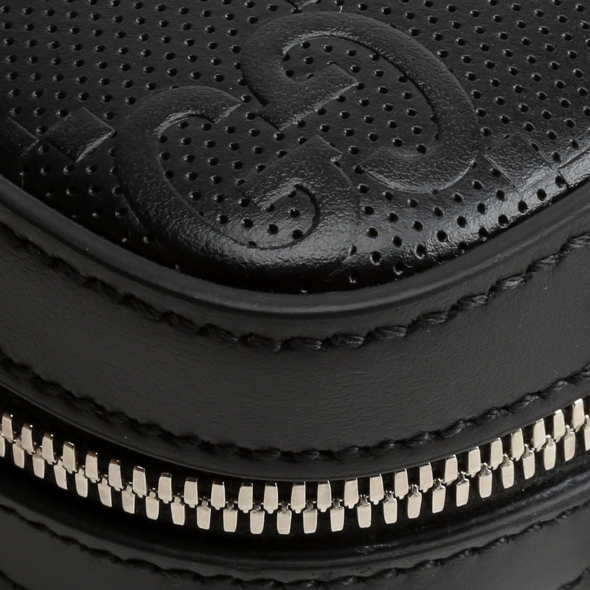GUCCI GG Embossed Sling Bag - Black