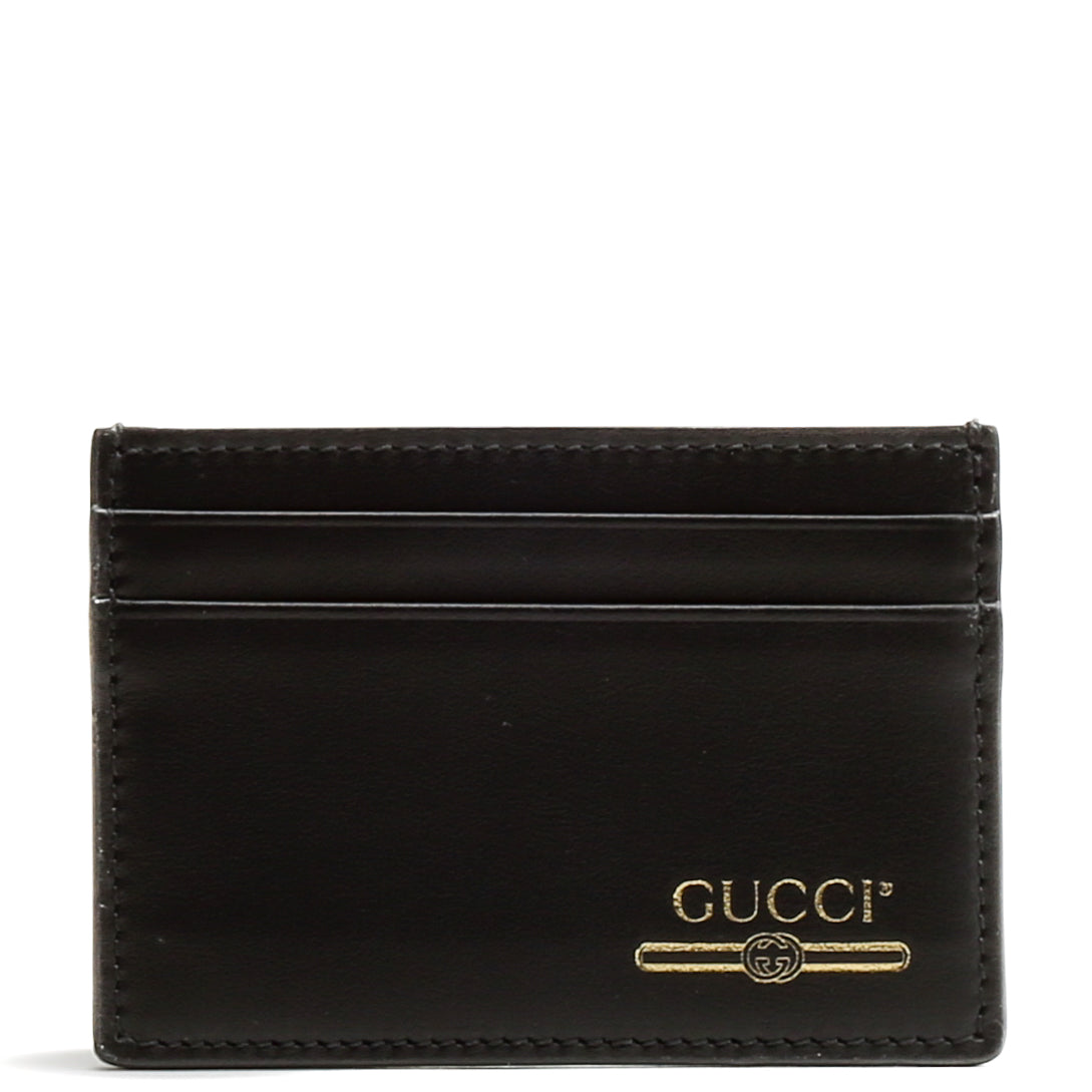GUCCI Plutone Card Holder - Black