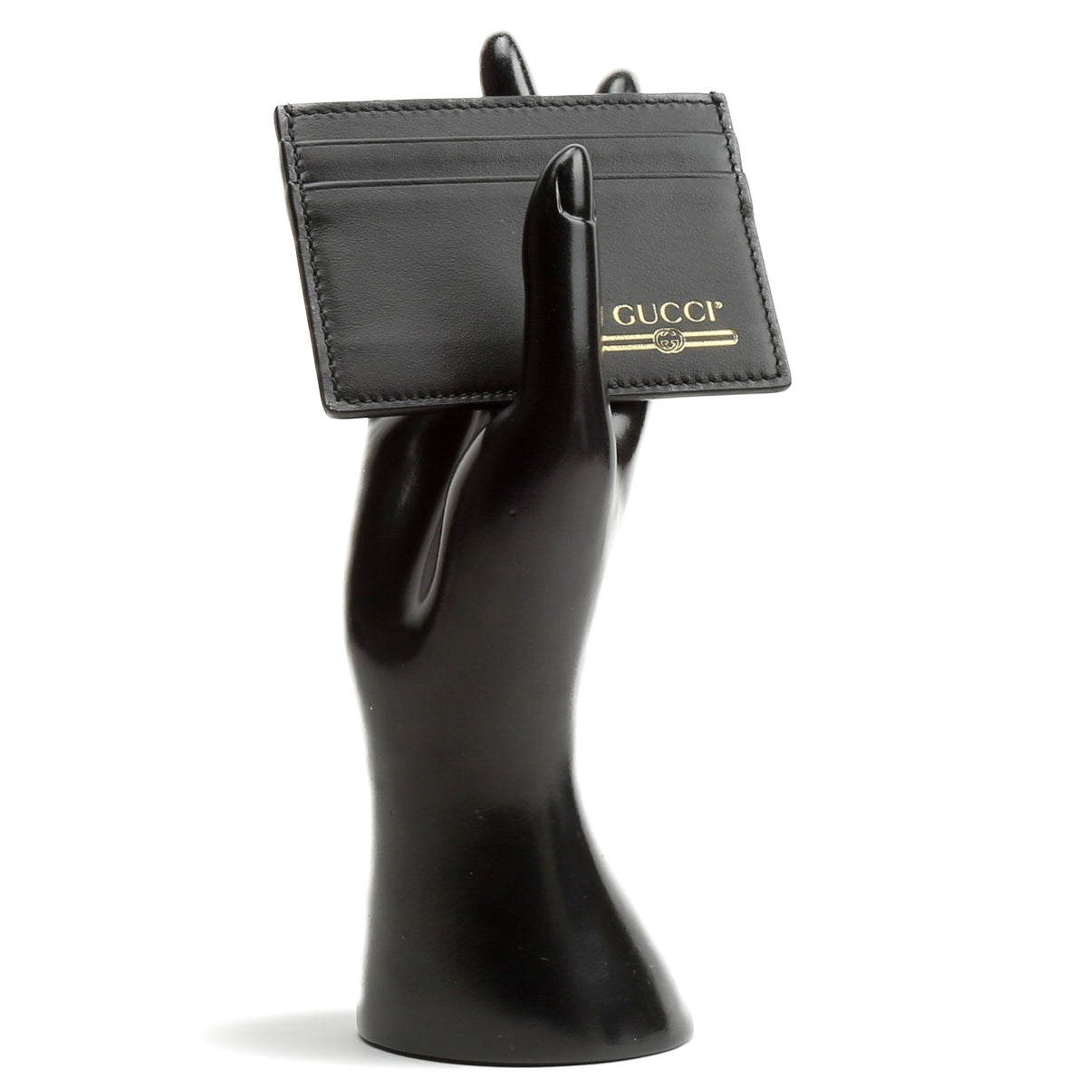 GUCCI Plutone Card Holder - Black