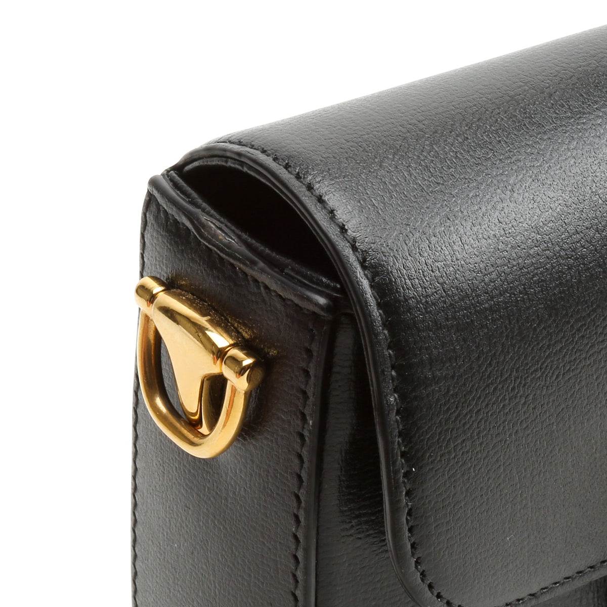 GUCCI Leather Horsebit 1955 Mini Bag - Black