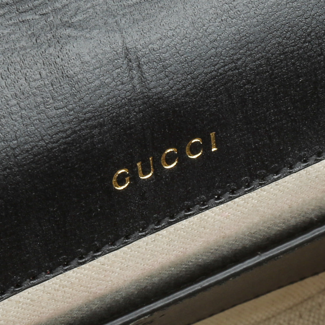 GUCCI Leather Horsebit 1955 Mini Bag - Black