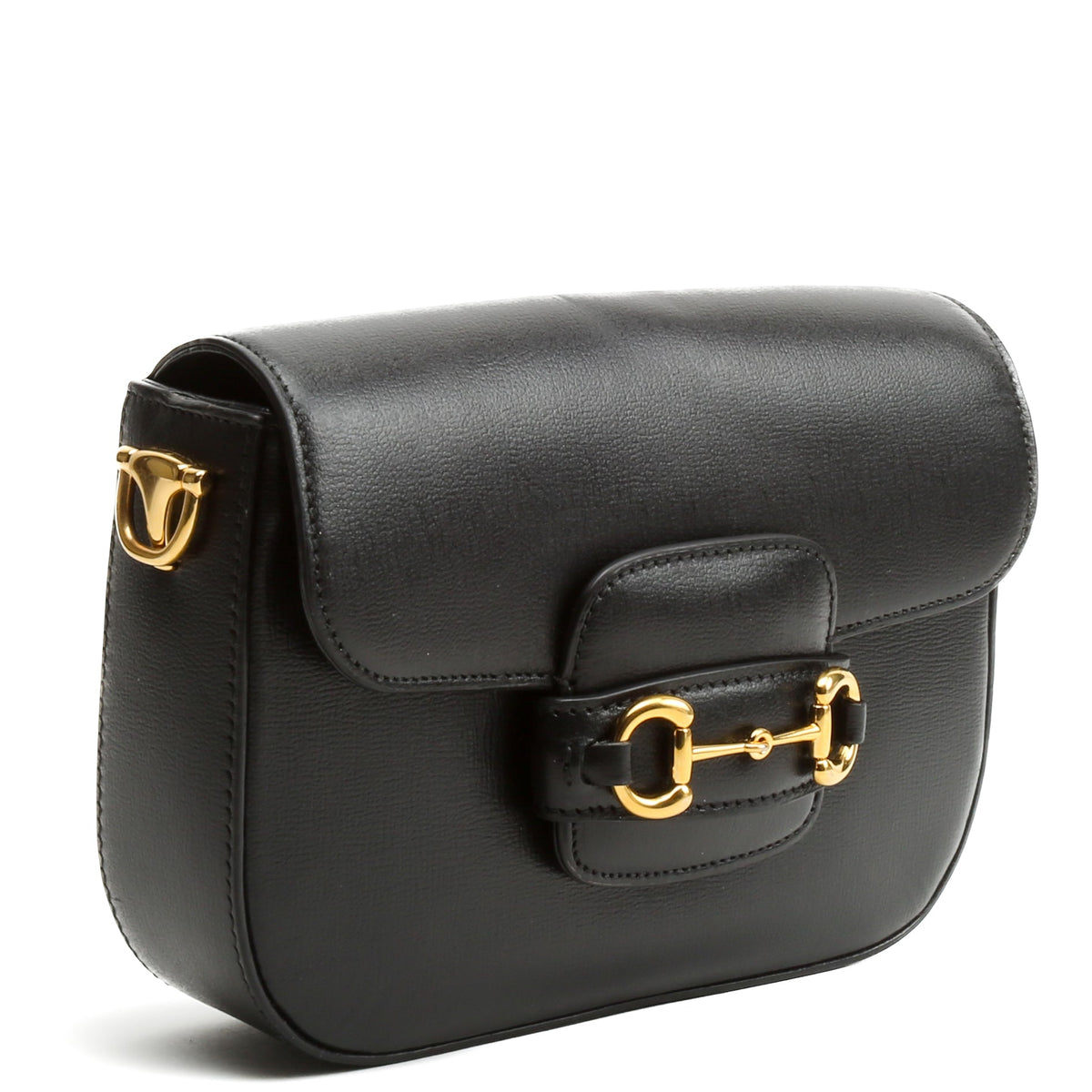 GUCCI Leather Horsebit 1955 Mini Bag - Black