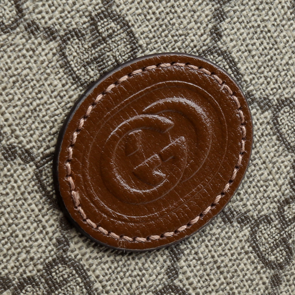 GUCCI GG Supreme Half Moon Shaped Mini Bag