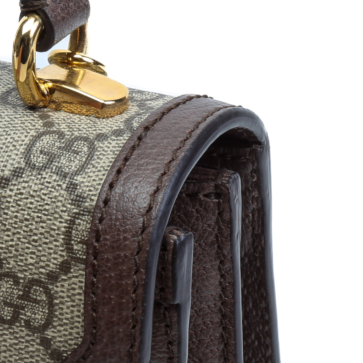 GUCCI GG Supreme Web Ophidia Small Top Handle Bag