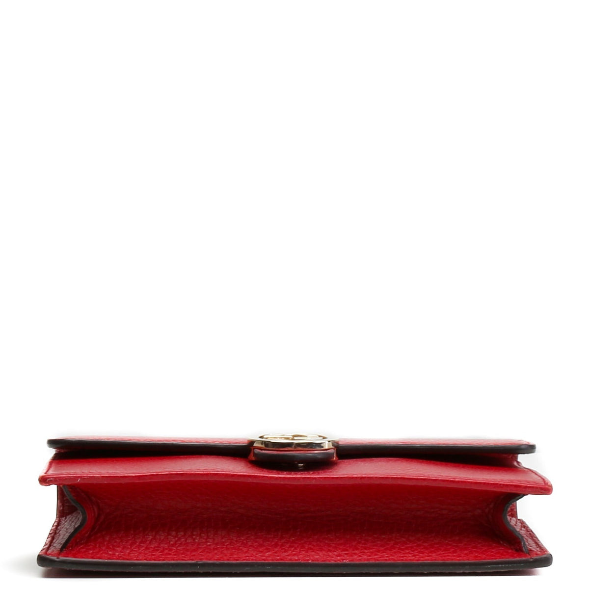 GUCCI Icon Interlocking G Wallet on Chain - Red
