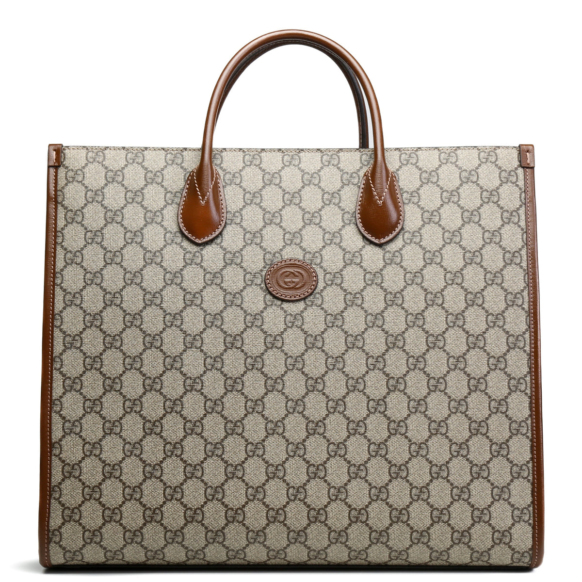 GUCCI Interlocking G Large GG Supreme Tote