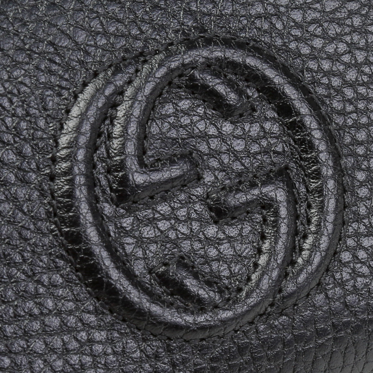 GUCCI Soho Compact Wallet - Black