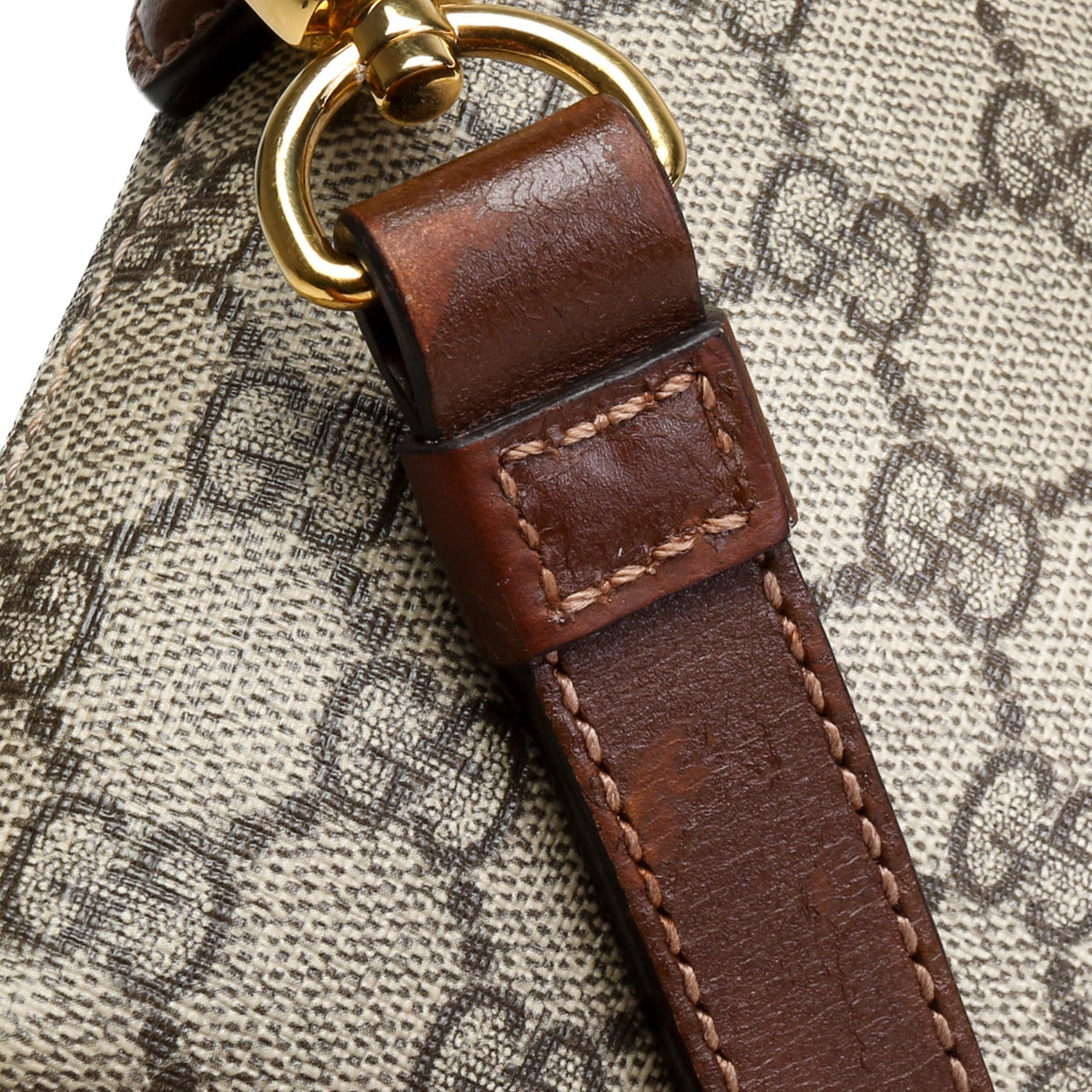 GUCCI GG Supreme Interlocking G Messenger Bag