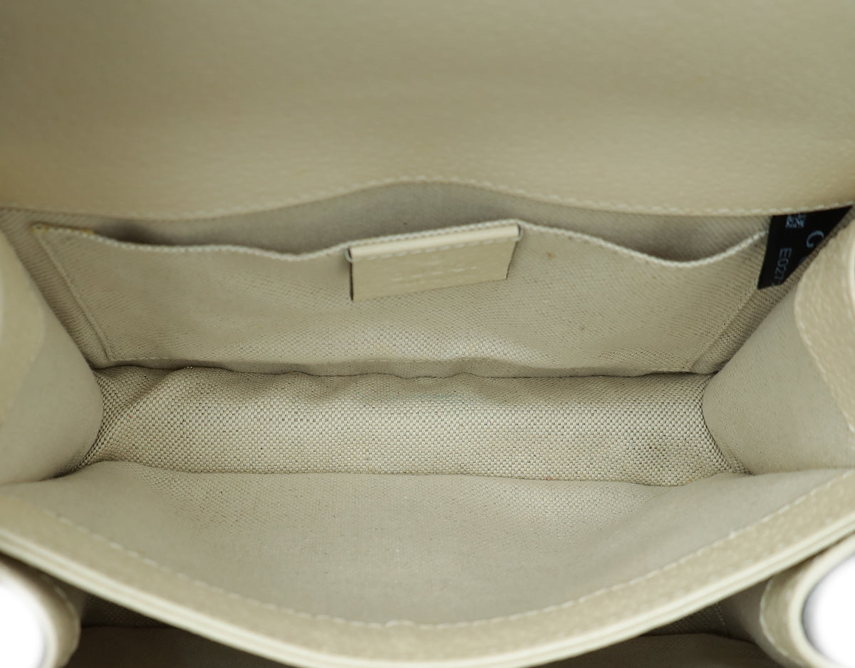 Gucci White Cream Dionysus Top Handle Bag