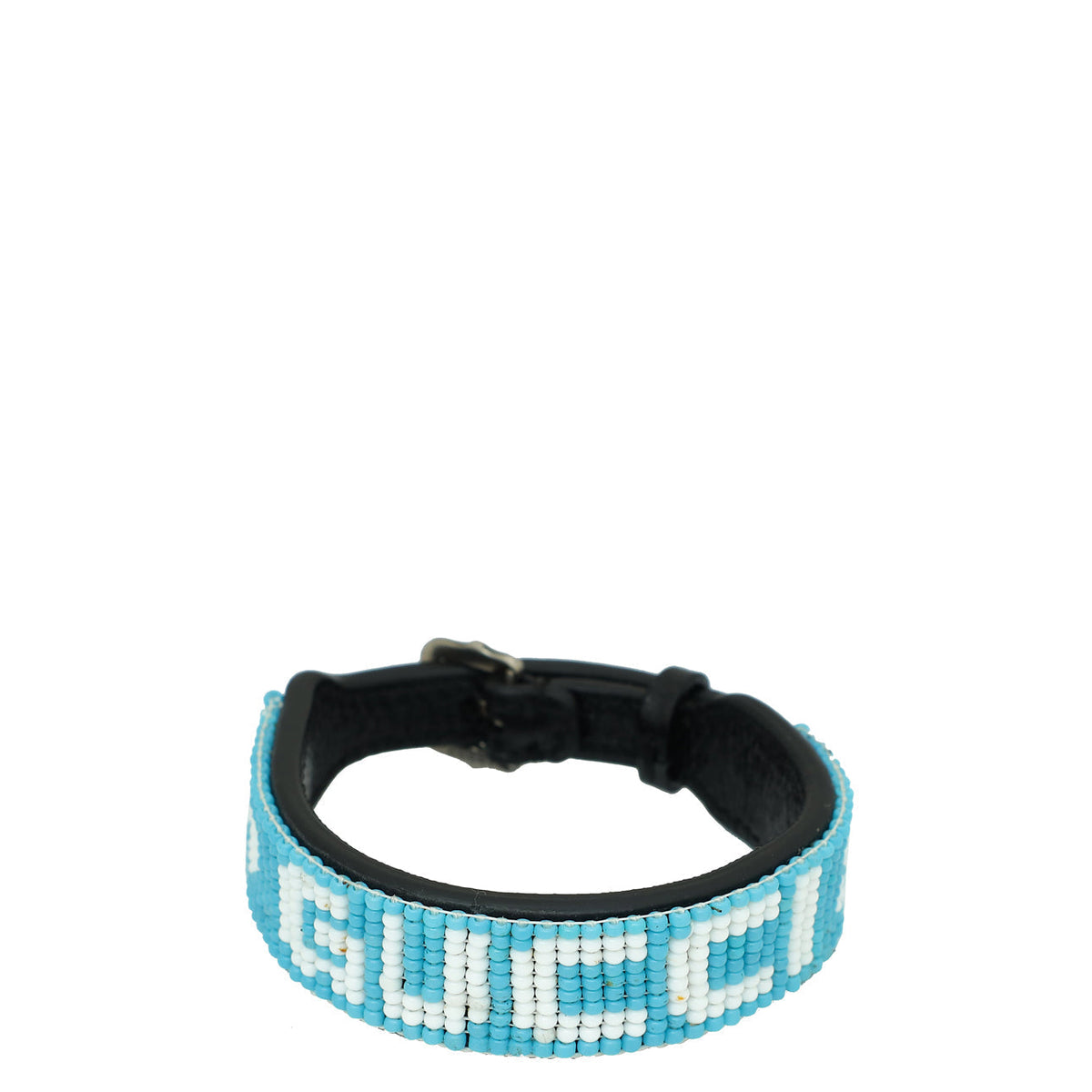 Gucci Tricolor Beaded Logo Bracelet