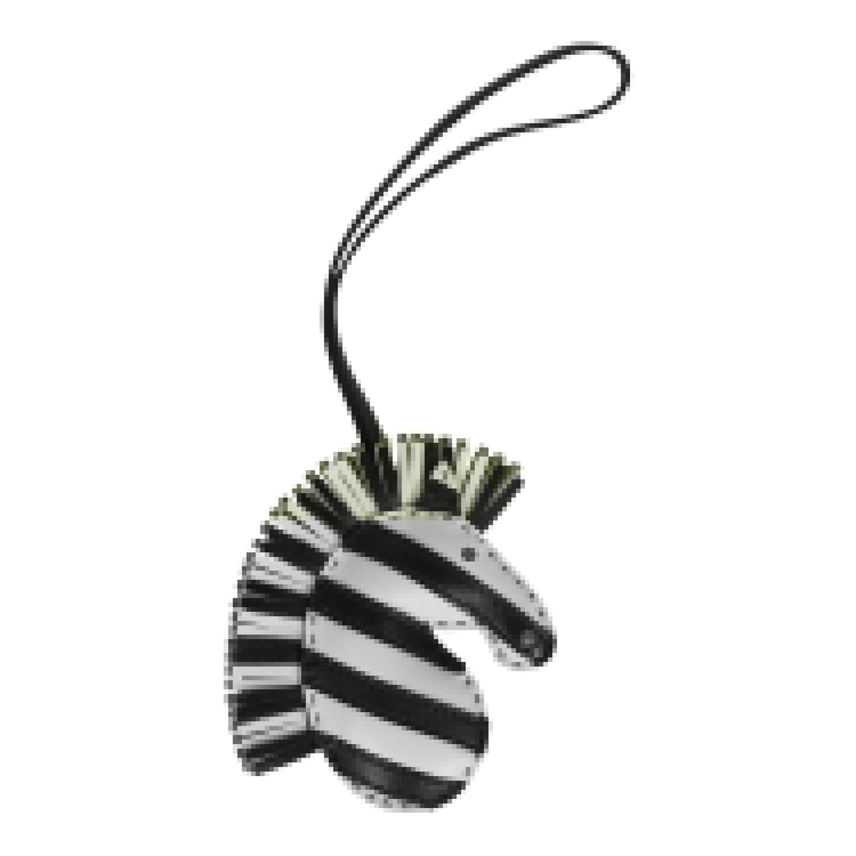 Top quality Hermes Black/Craie/Rose Mexico GeeGee Savannah Bag Charm PM
