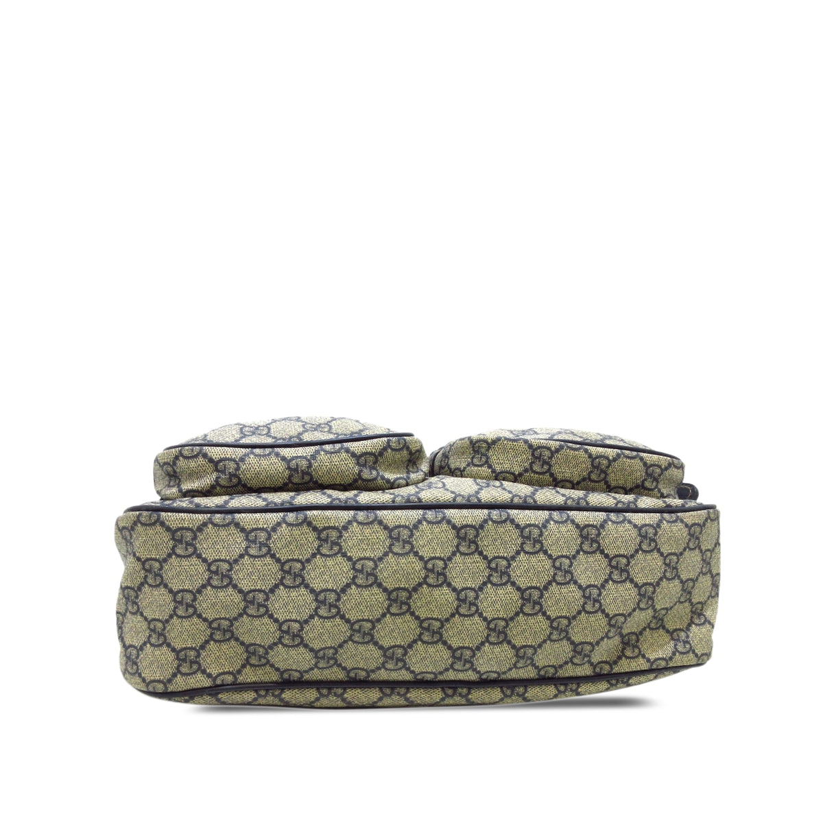 GUCCI GG Supreme Double Pocket Crossbody Crossbody Bag