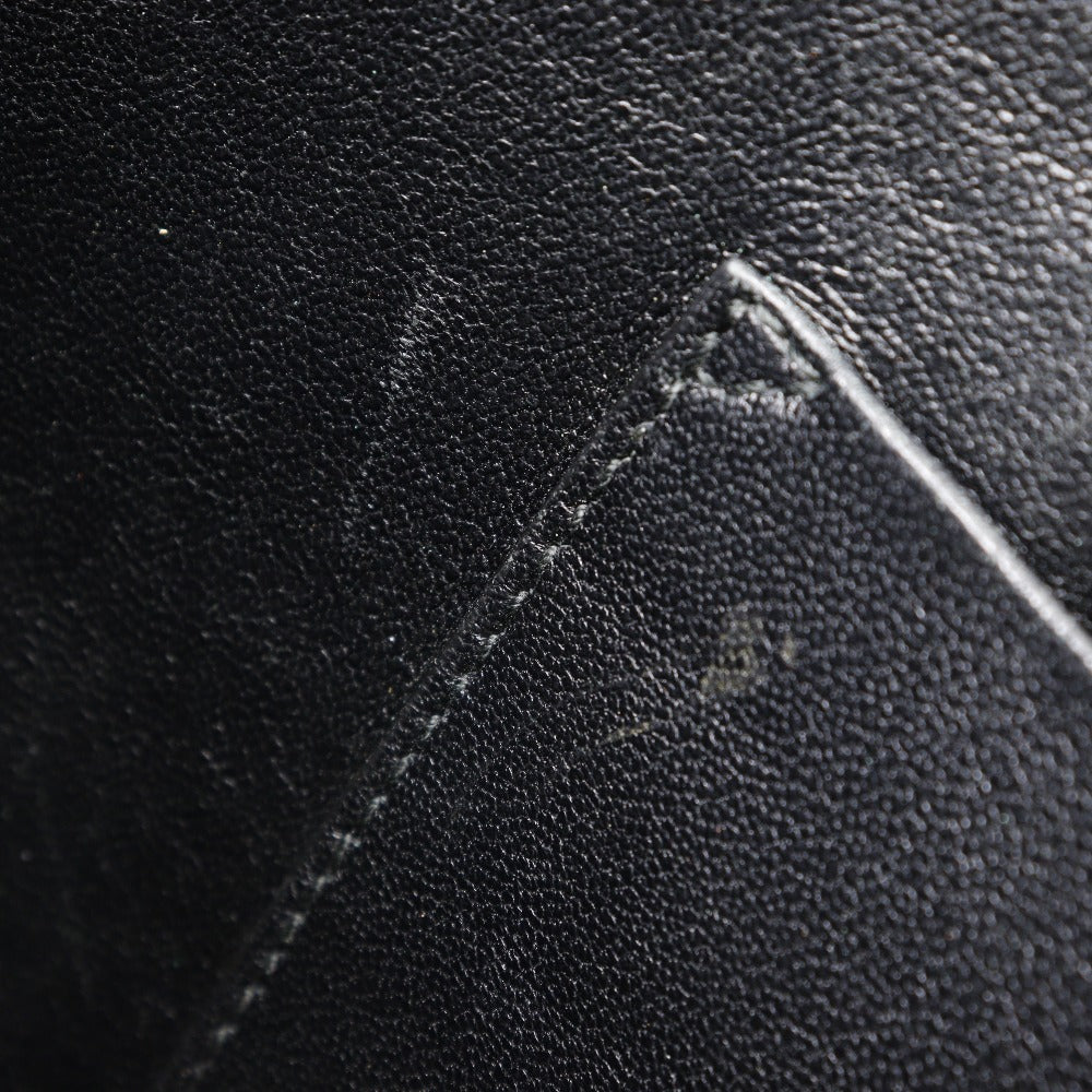 balenciaga Leather Logo Clutch Bag