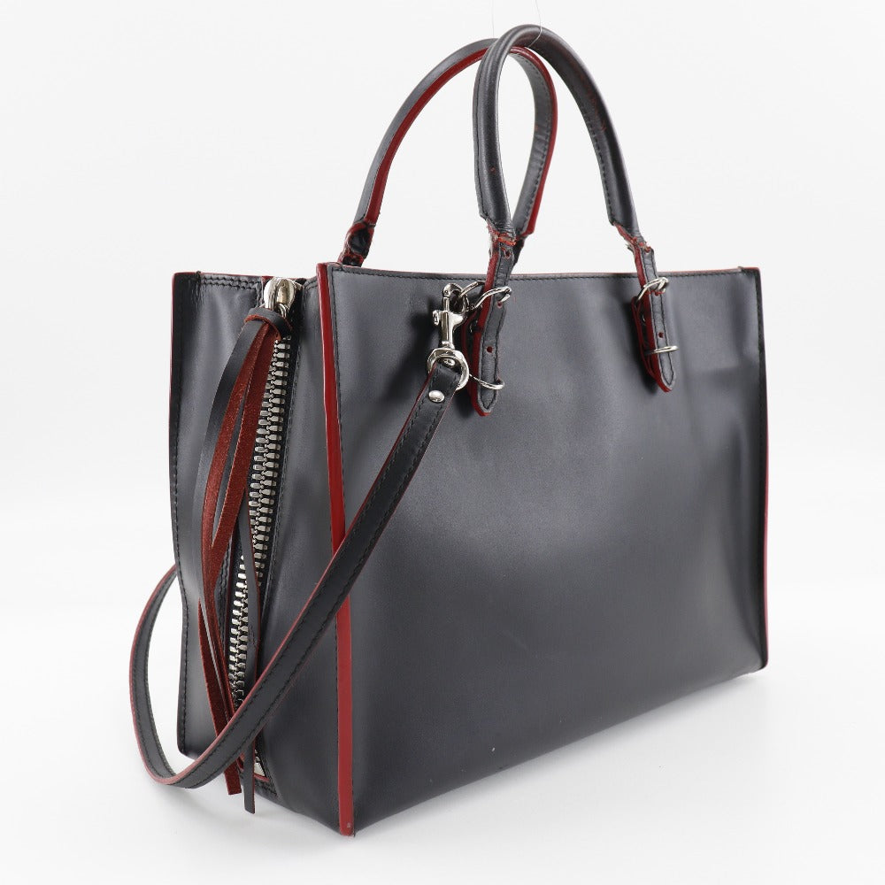 balenciaga Paper A6 Handbag Black/Red