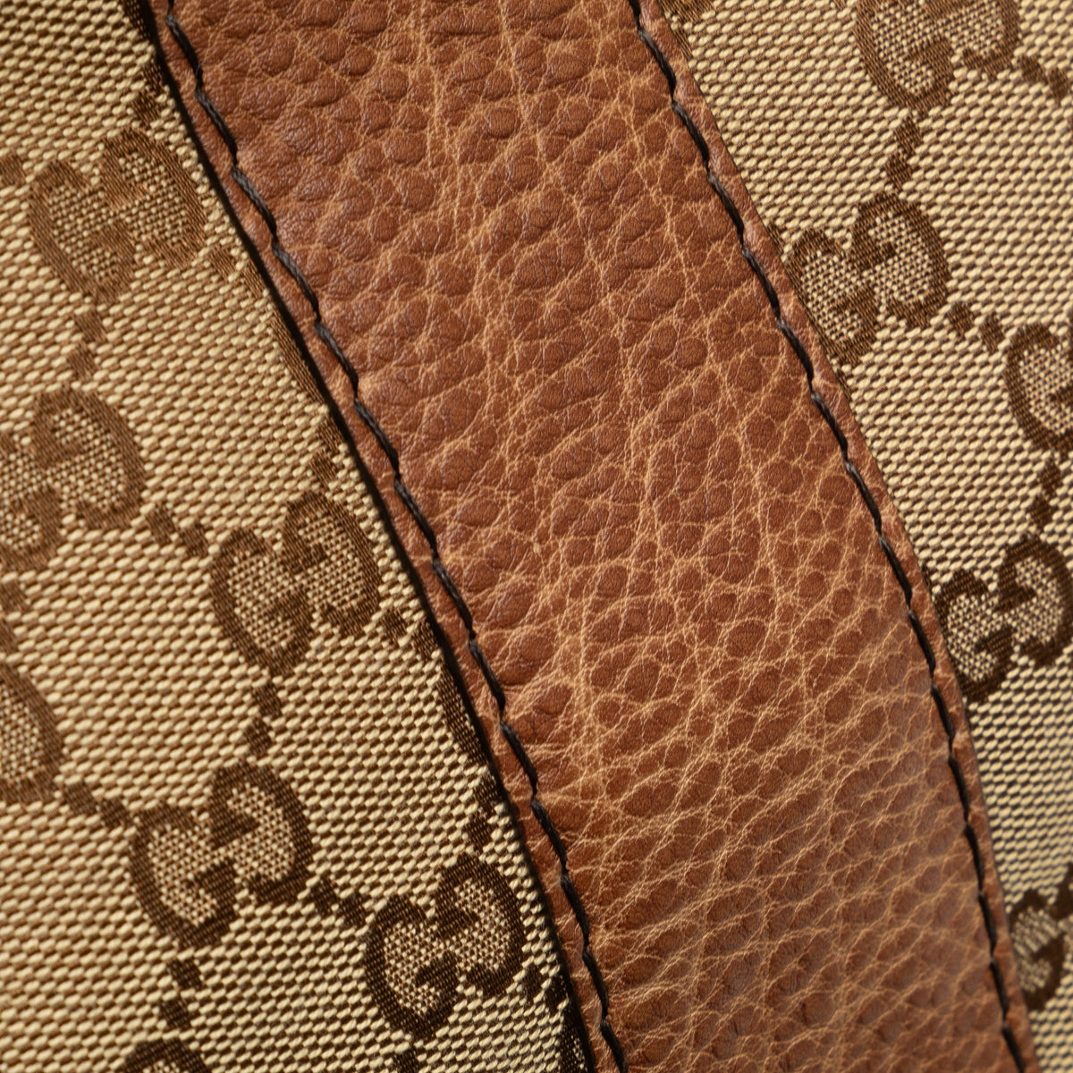 GUCCI GG Canvas Bamboo Libeccio Tote Bag