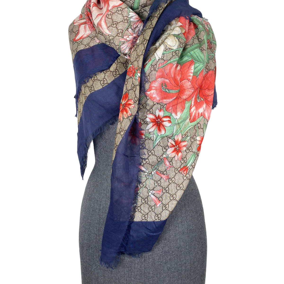 Gucci Floral Scarf