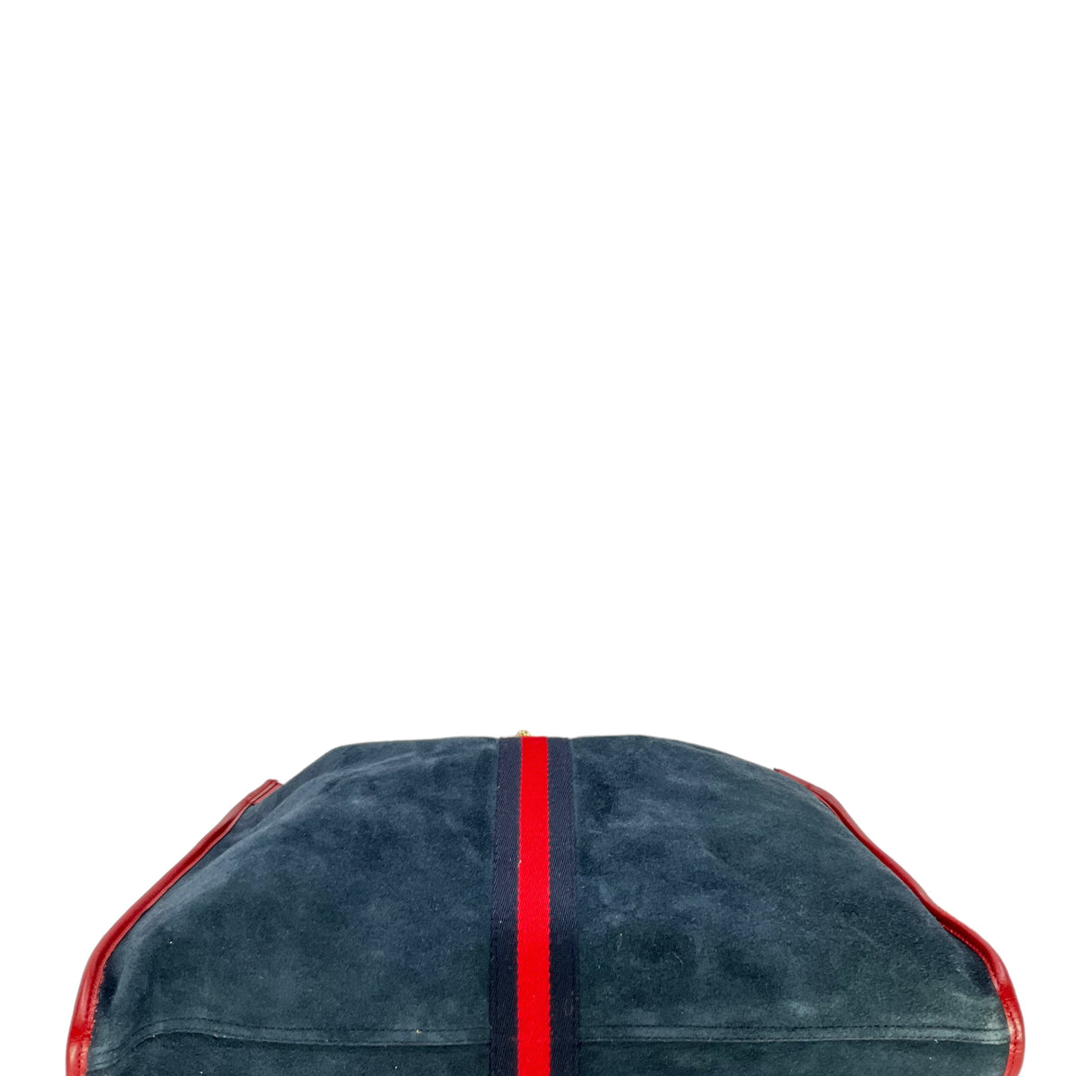 Large Gucci Rajah Tote in Blue Suede
