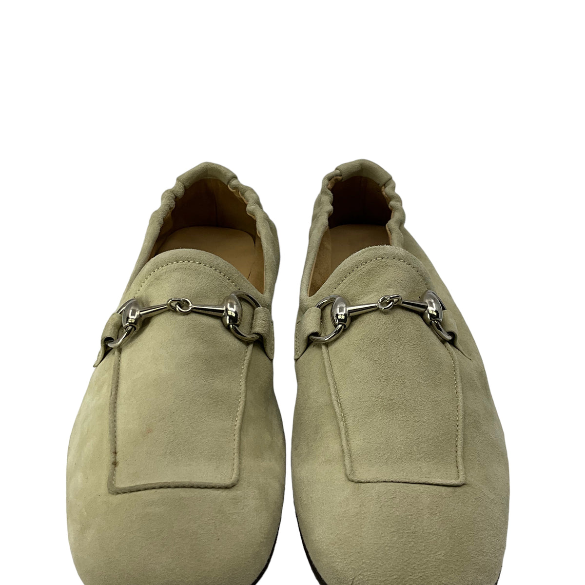 Gucci Beige Suede Loafers Size 8.5