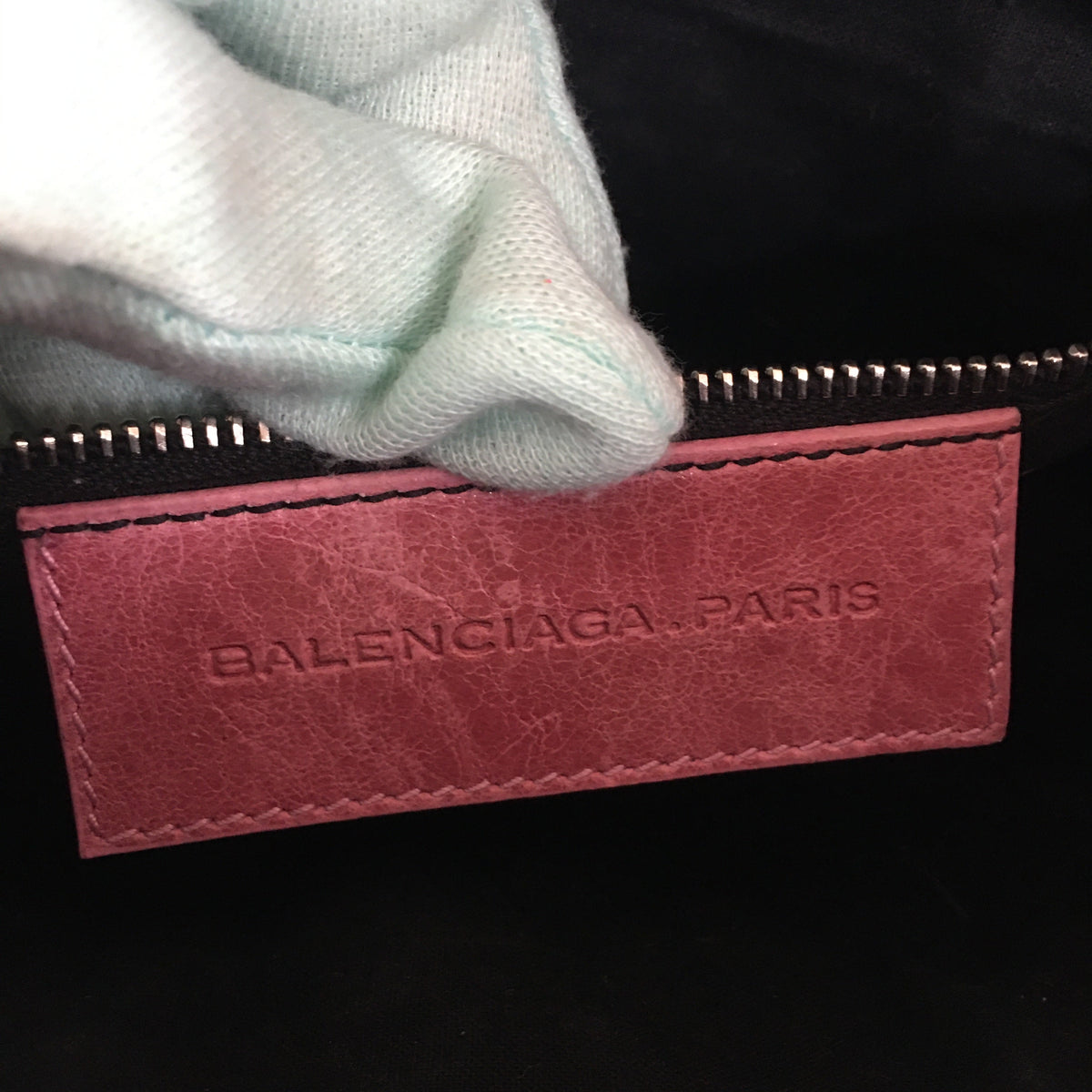 balenciaga Shoulder Bag in Pink Leather