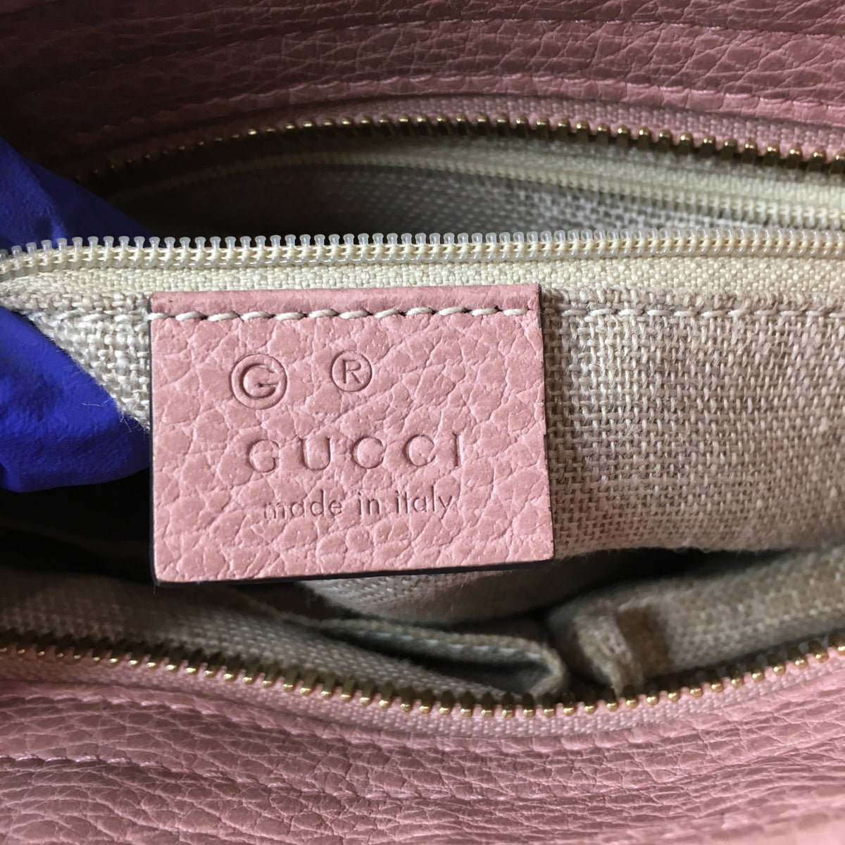 Gucci Pink GG Canvas 2-ways Tote Sku# 71925