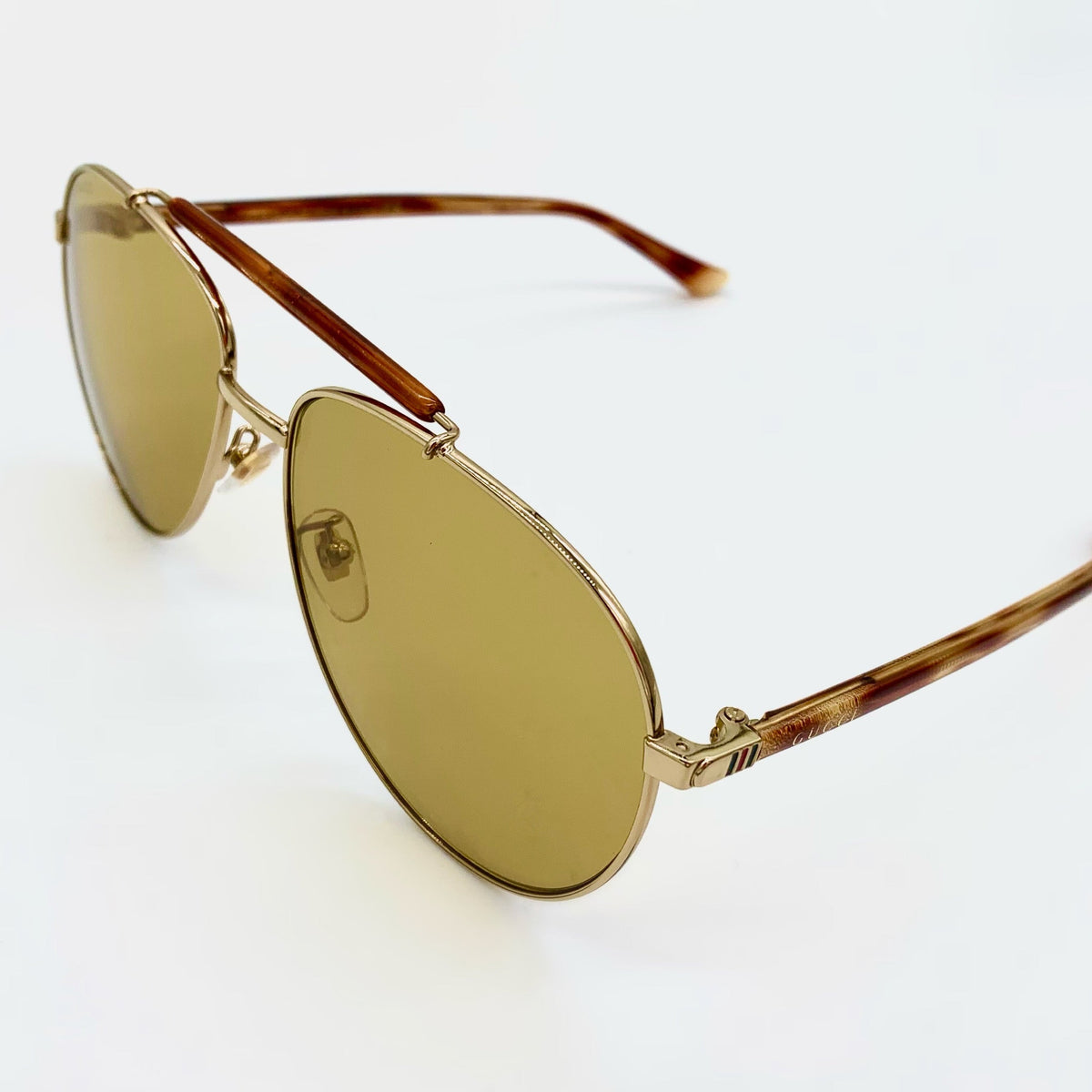 GUCCI AVIATOR SUNGLASSES GG0014S
