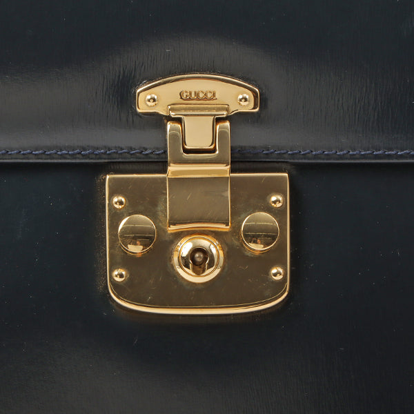Gucci Lady Lock 2Way Bag Navy