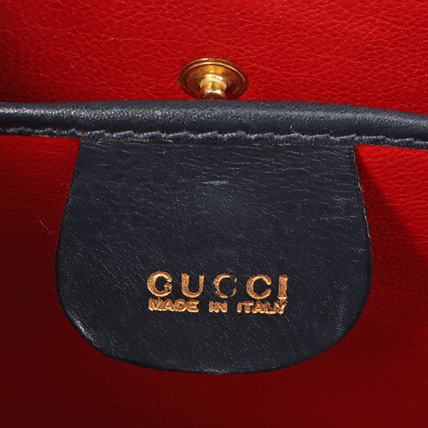 Gucci Lady Lock 2Way Bag Navy