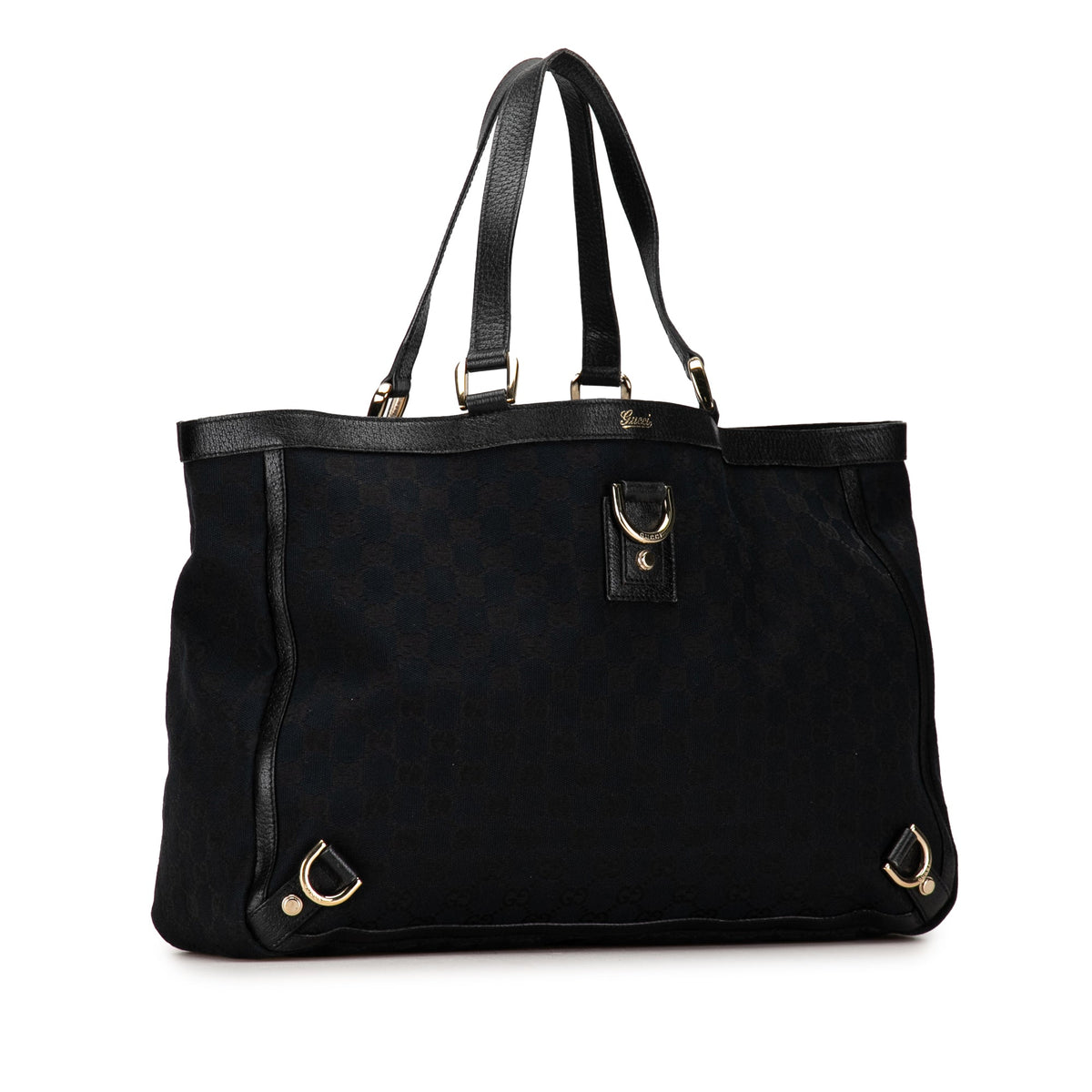 GUCCI GG Canvas Abbey D-Ring Tote Bag