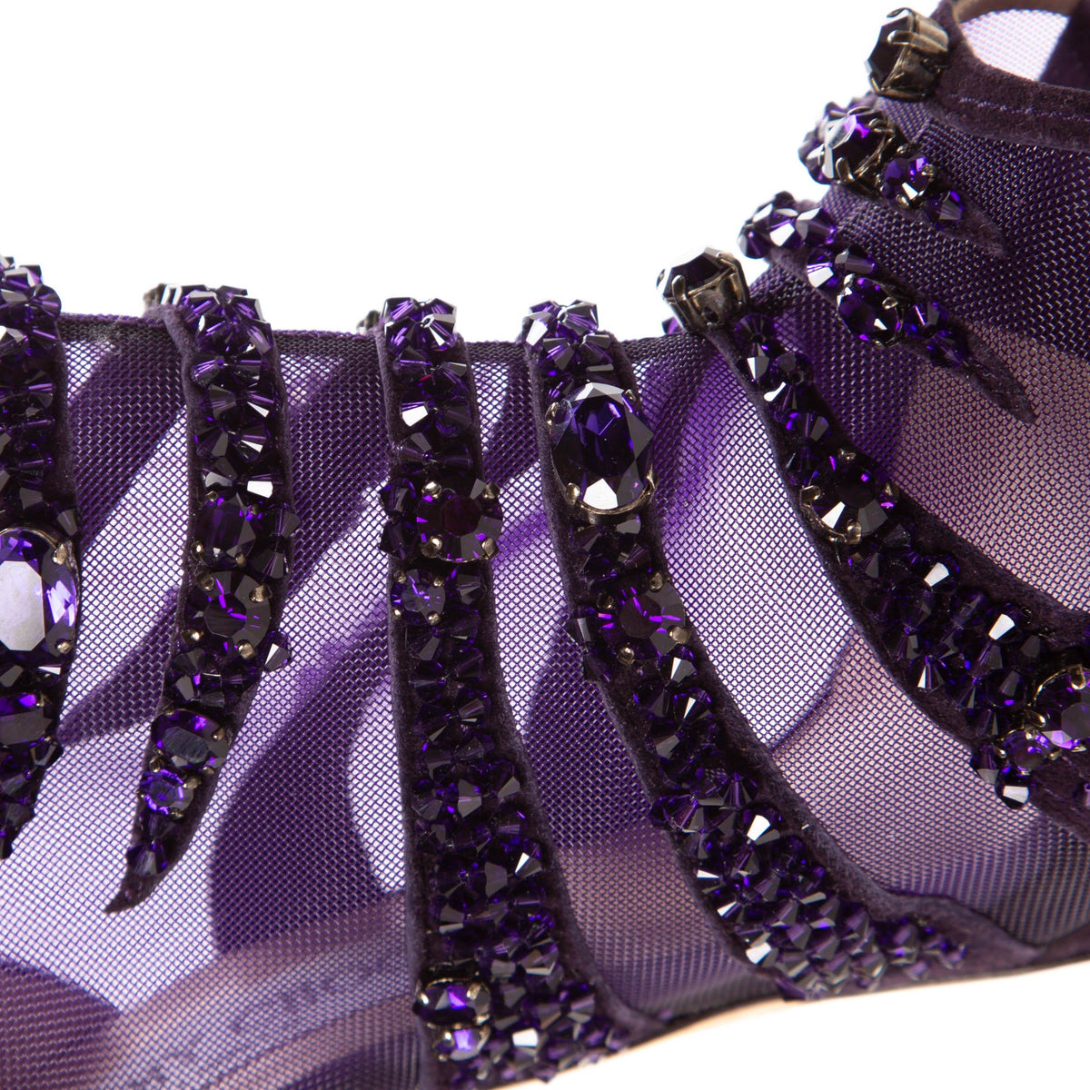 Jimmy Choo Purple Suede Kiln Platform Sandals SZ 37.5 Sale