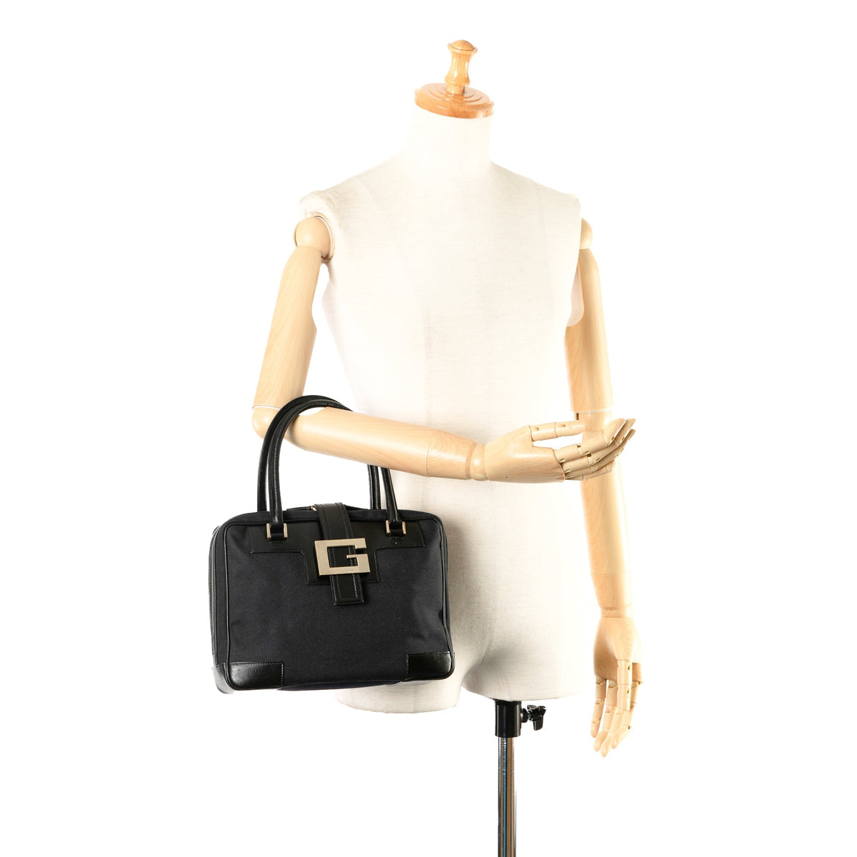 GUCCI Square G Canvas Handbag