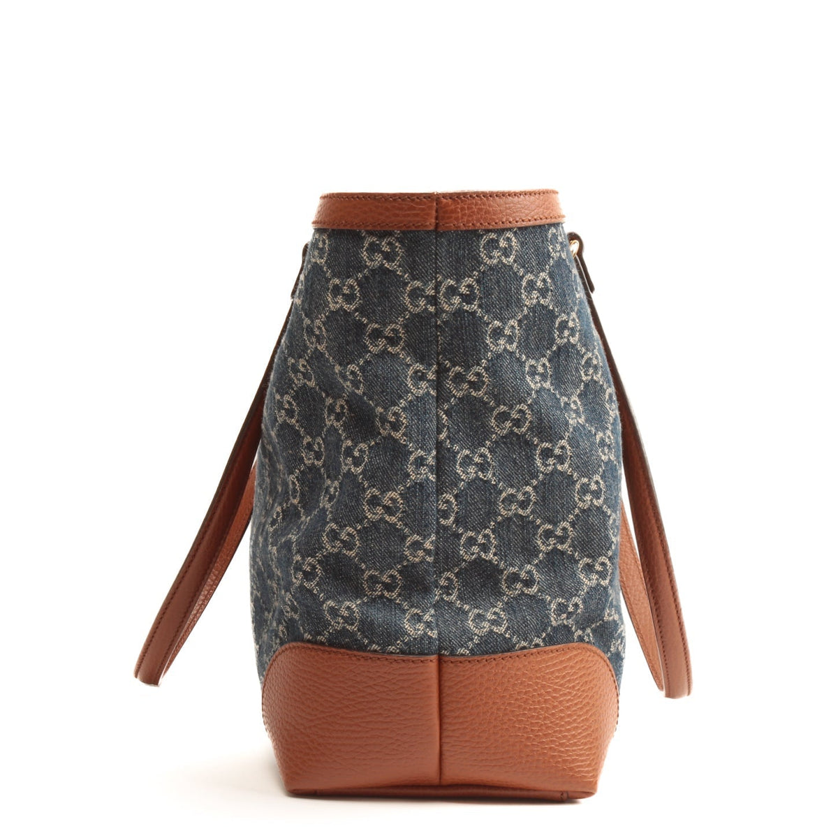 GUCCI Ophidia GG Denim Medium Tote