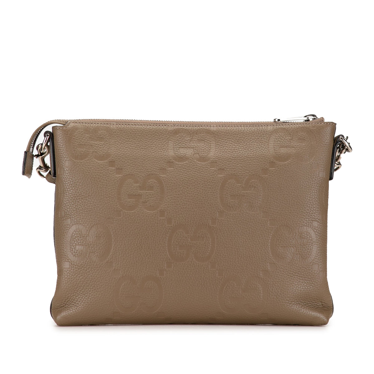 GUCCI Medium Jumbo GG Embossed Messenger Bag