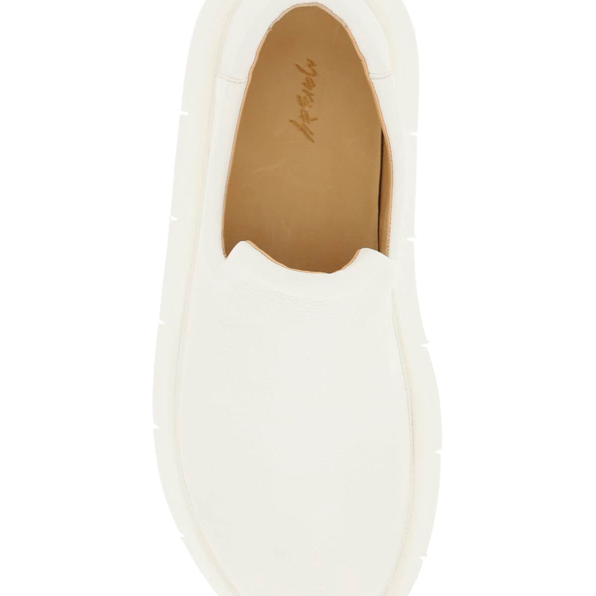 MARSELL 'INTAGLIATA' GRAINED LEATHER SLIP-ON SHOES