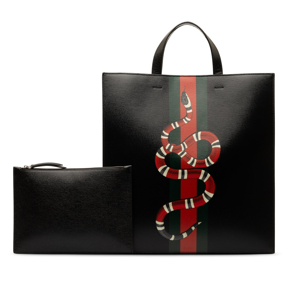 GUCCI Kingsnake Web Tote Tote Bag