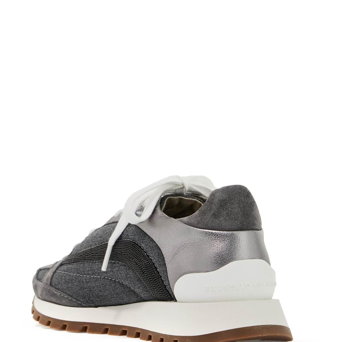 WOOL SNEAKERS WITH PRECIOUS STRIPE DESIGN