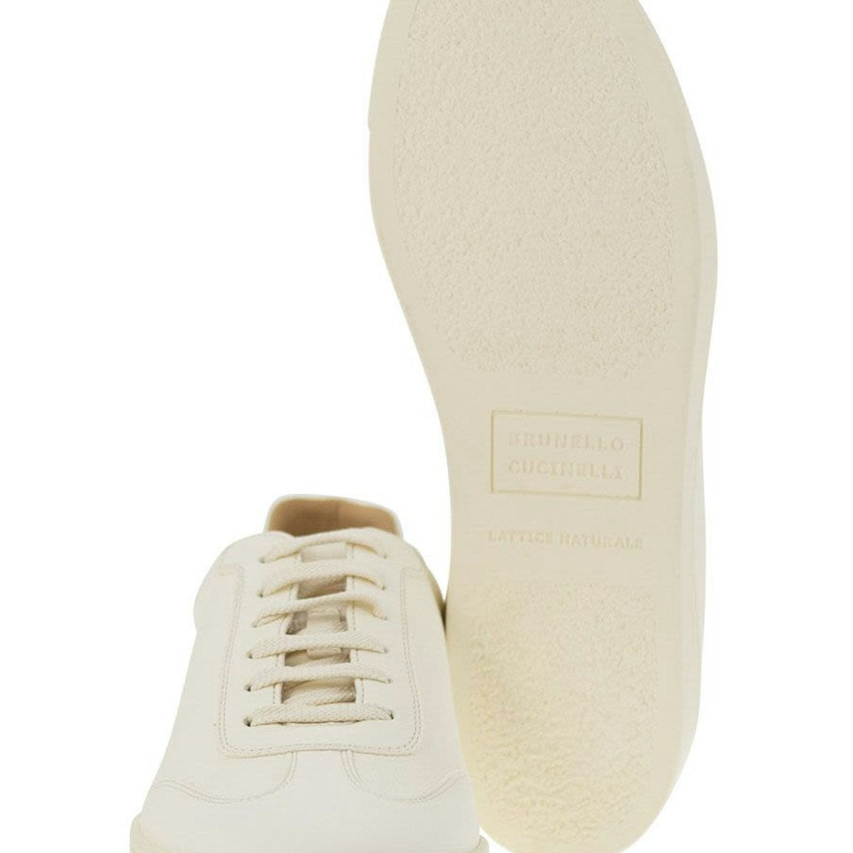 DEERSKIN TRAINERS WITH LATEX SOLE