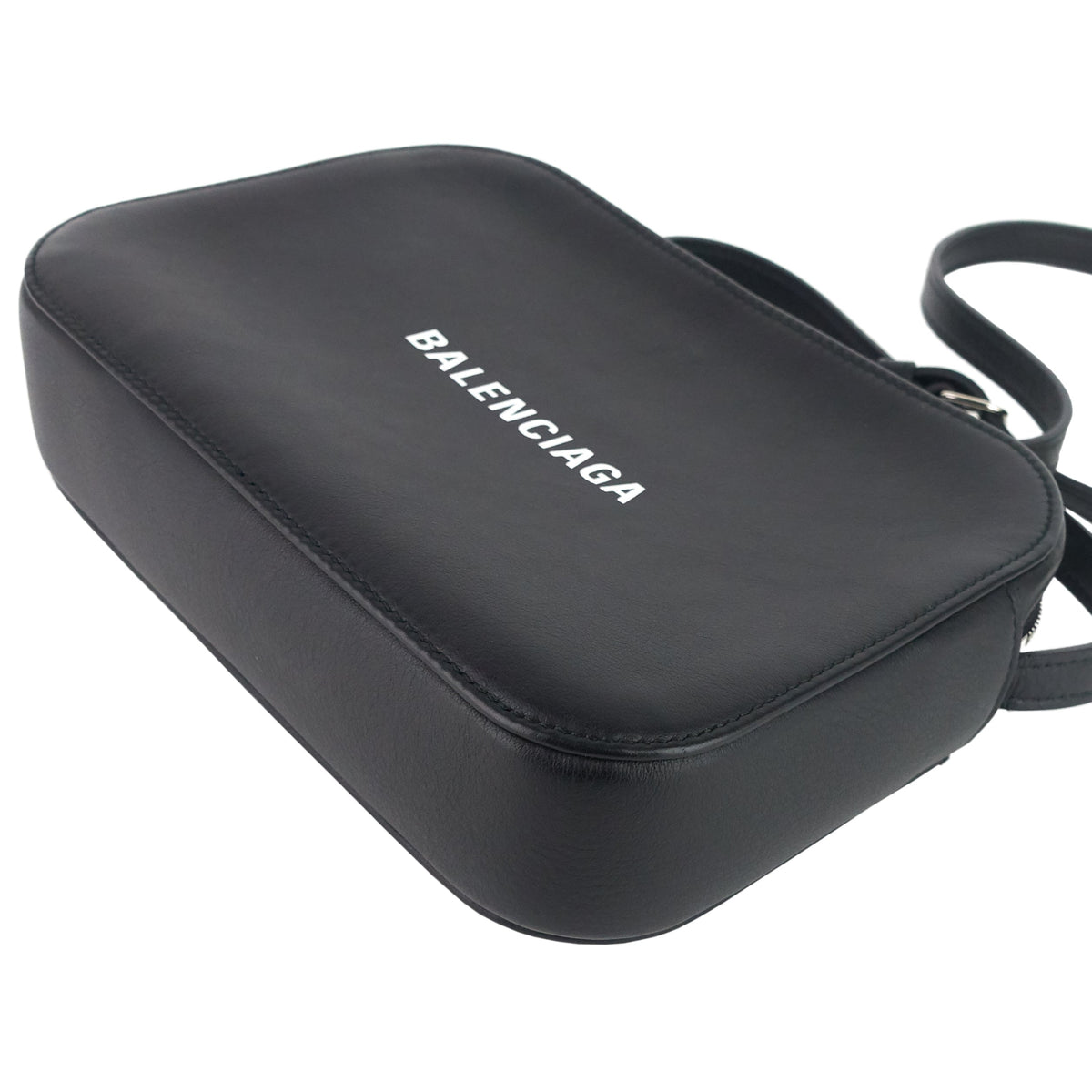 balenciaga Medium Calfskin Leather Camera Bag