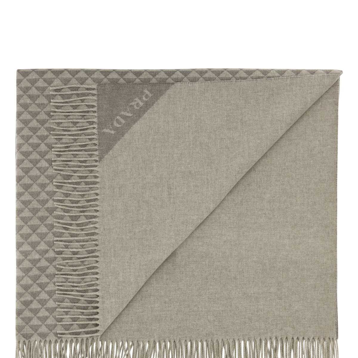 PRADA Embroidered Wool Blend Symbole Double Blanket