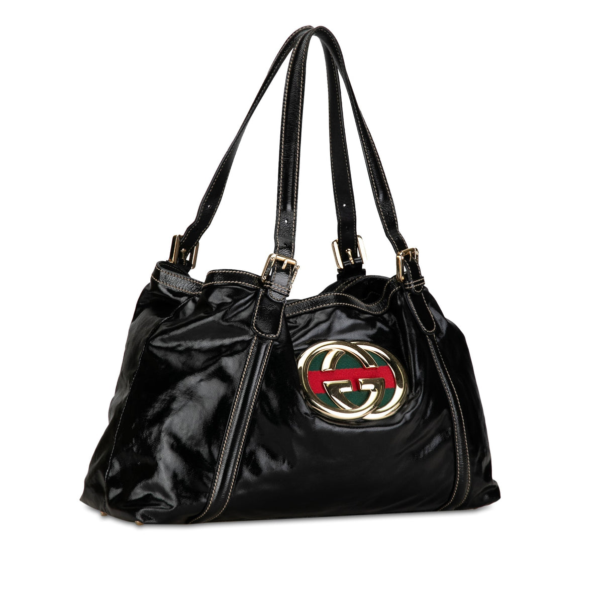 GUCCI Coated Canvas Dialux Britt Tote Tote Bag