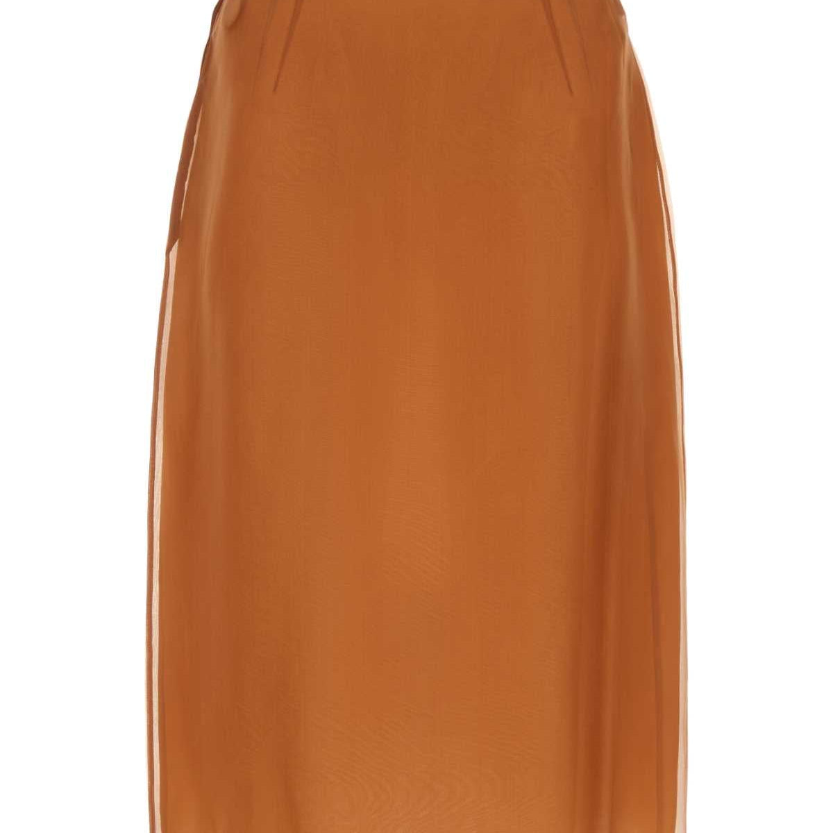 PRADA Light Knit See-Through Mini Skirt