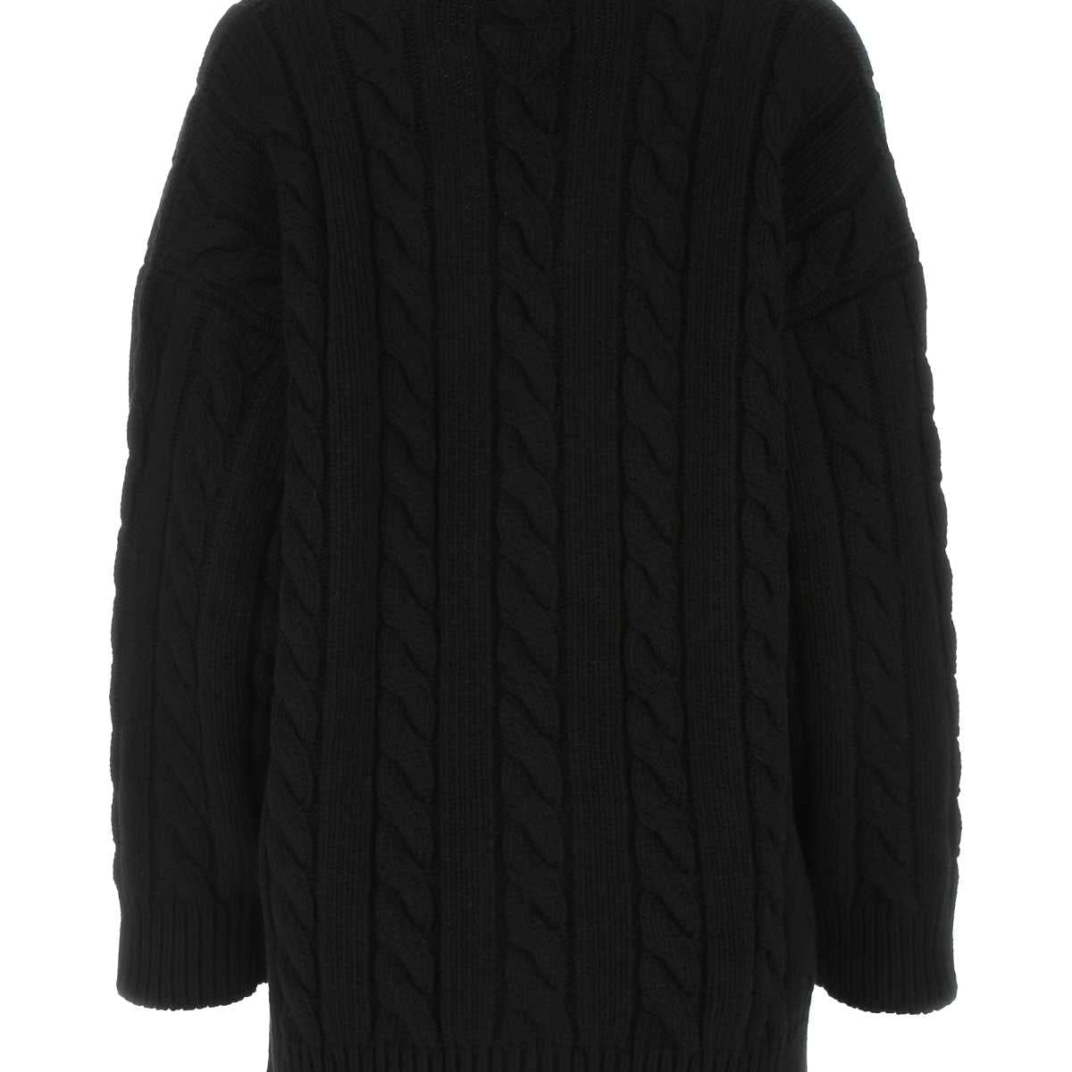 PRADA Oversized Wool Blend Cardigan