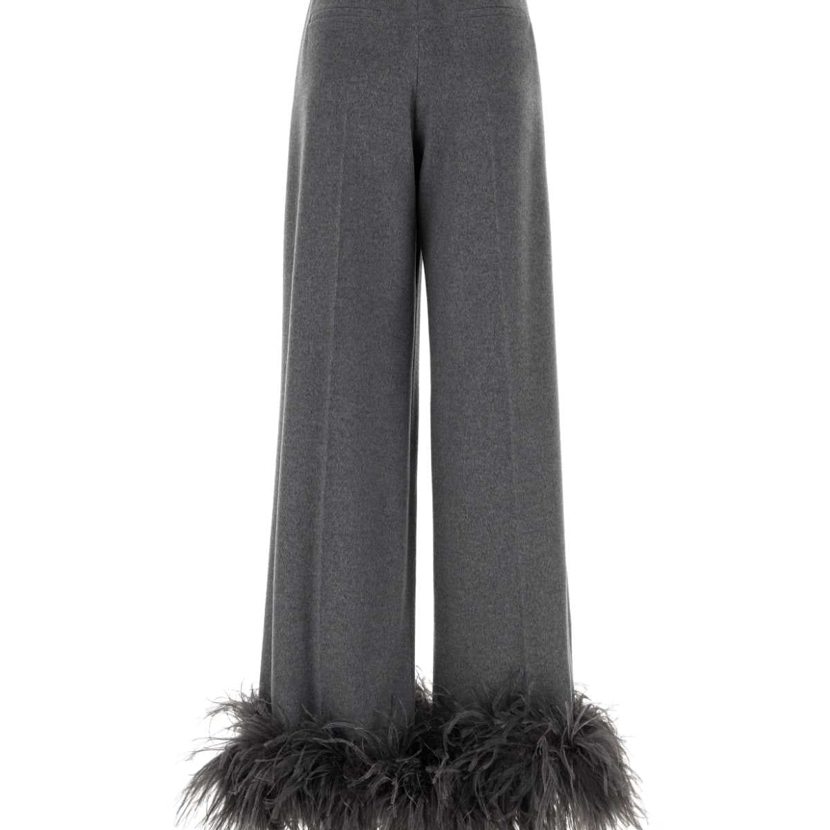 PRADA Wide-Leg Cashmere Trousers for Women