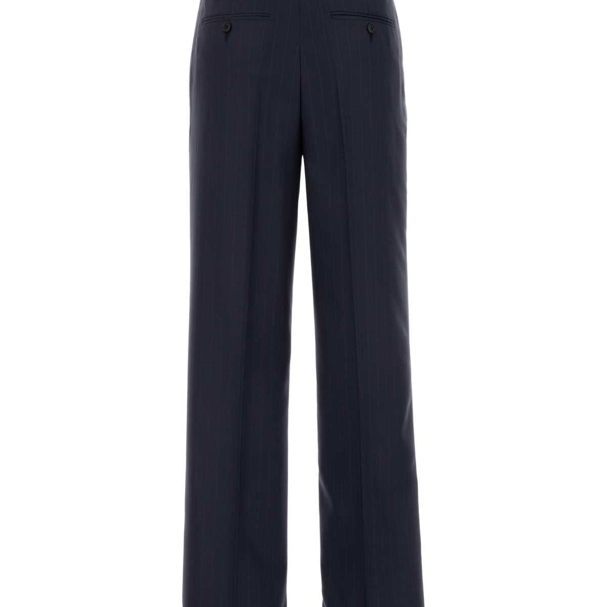 PRADA Embroidered Wool Pants for Women - SS25 Collection