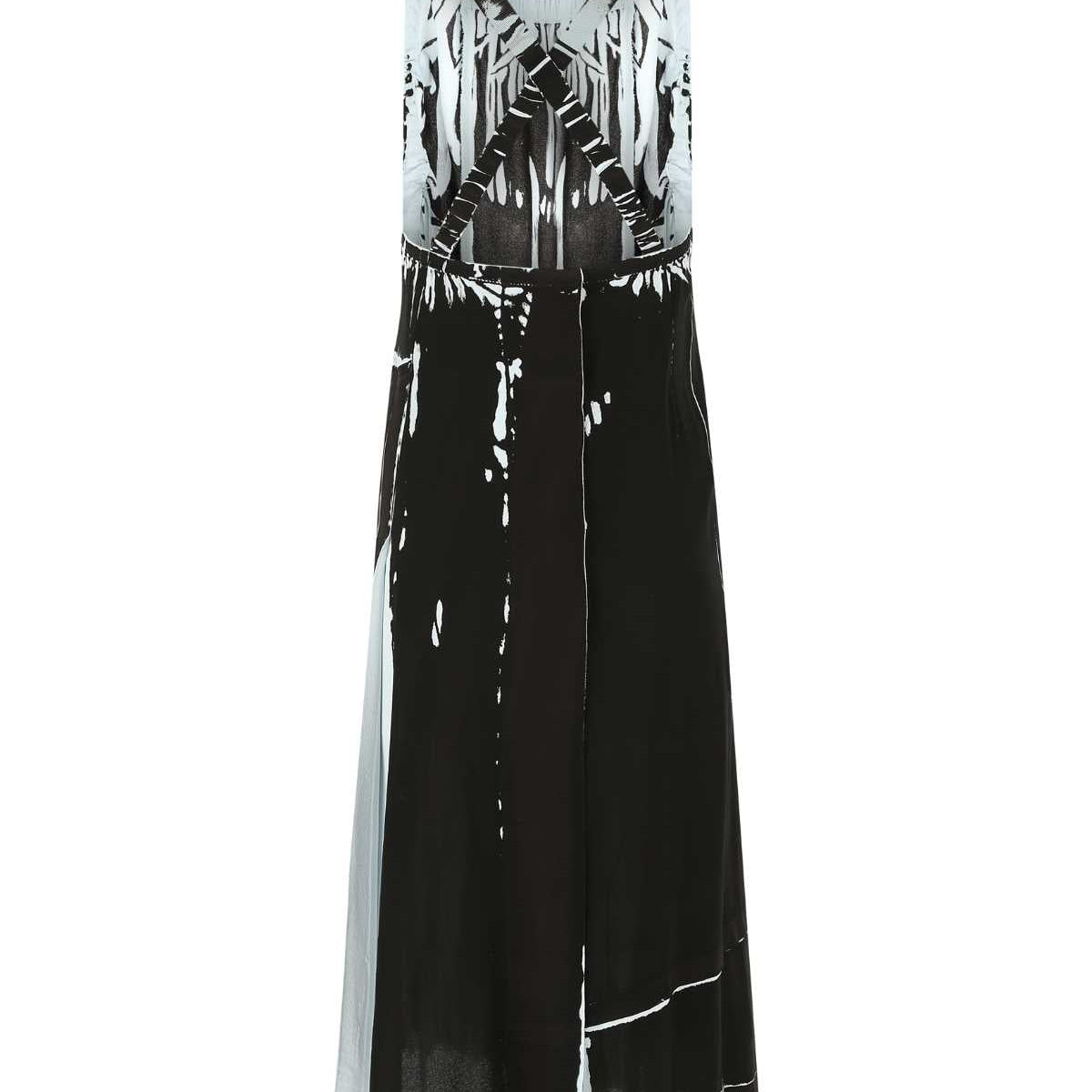PRADA Printed Stretch Viscose Mini Dress