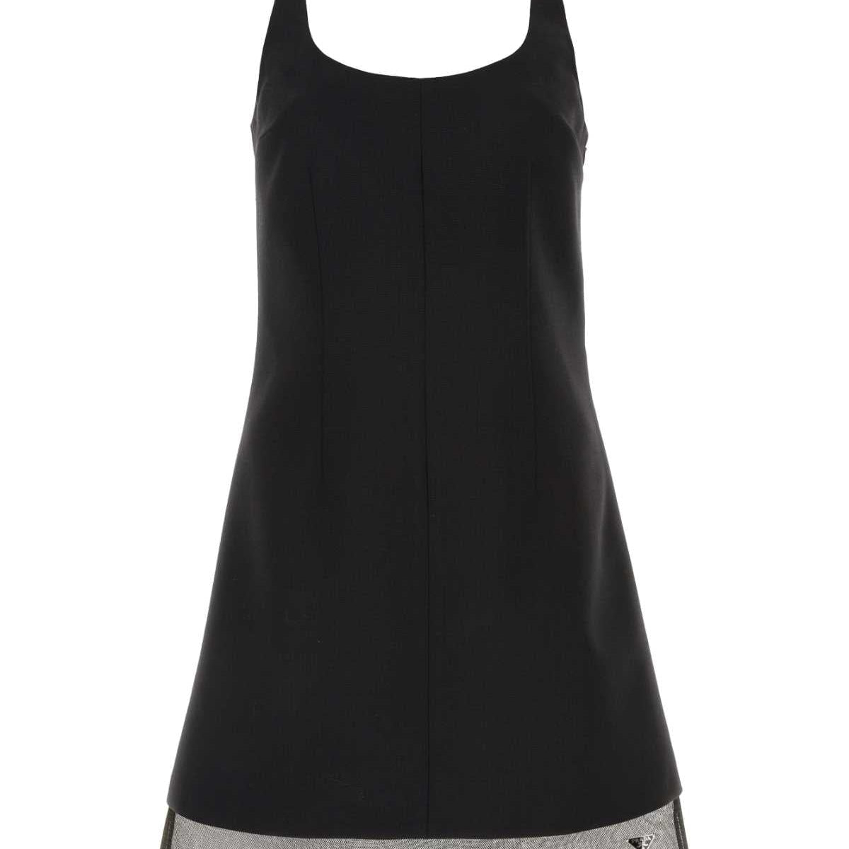 PRADA Elegant Wool Mini Dress for Women