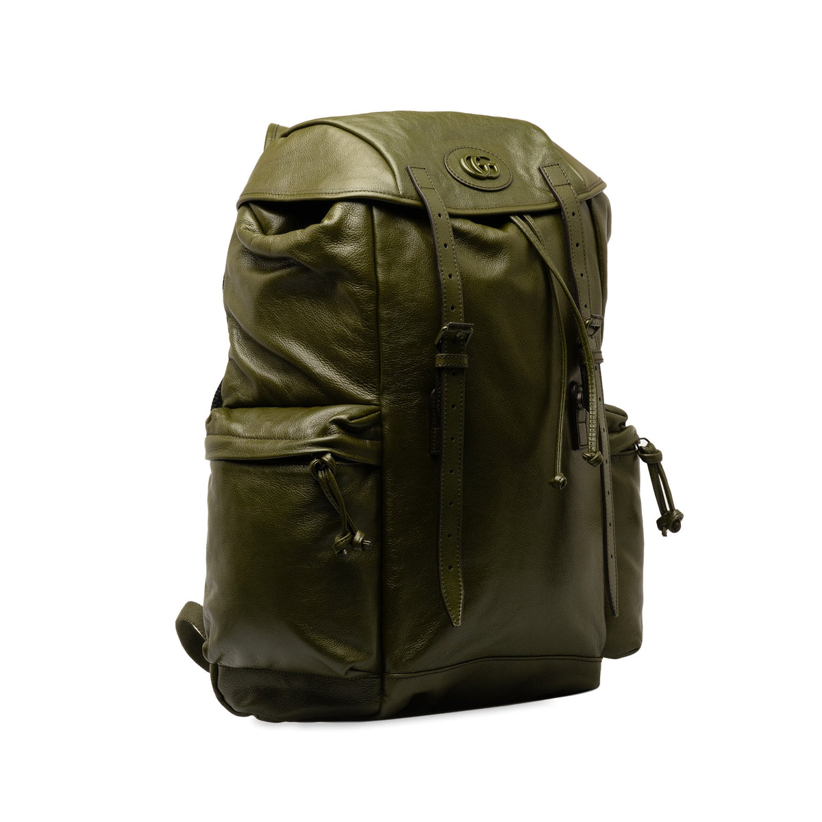 GUCCI Tonal GG Double Pocket Belt Backpack