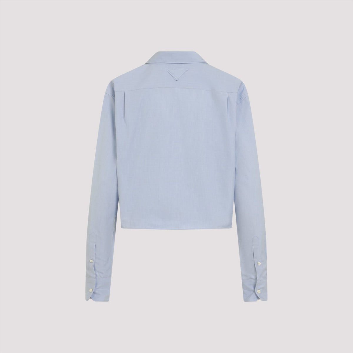 PRADA Cotton Shirt with Nacre Buttons - Women's SS25