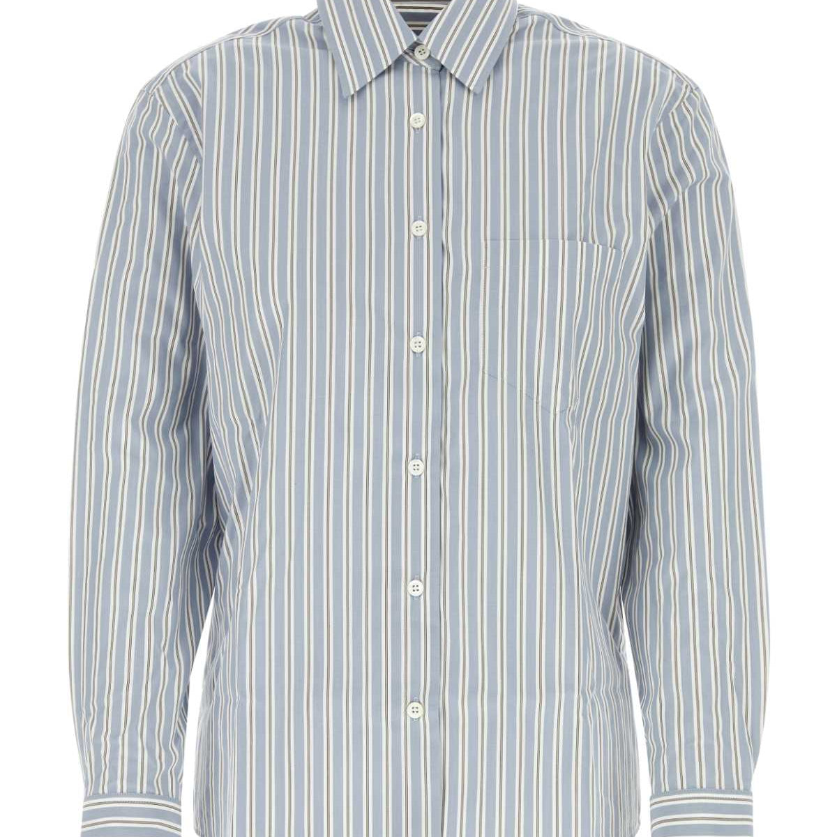 PRADA Embroidered Poplin Shirt